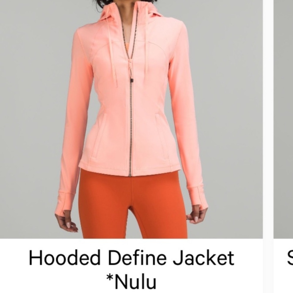 Lululemon Women's Hooded Define Jacket *nulu - dew Pink size 6